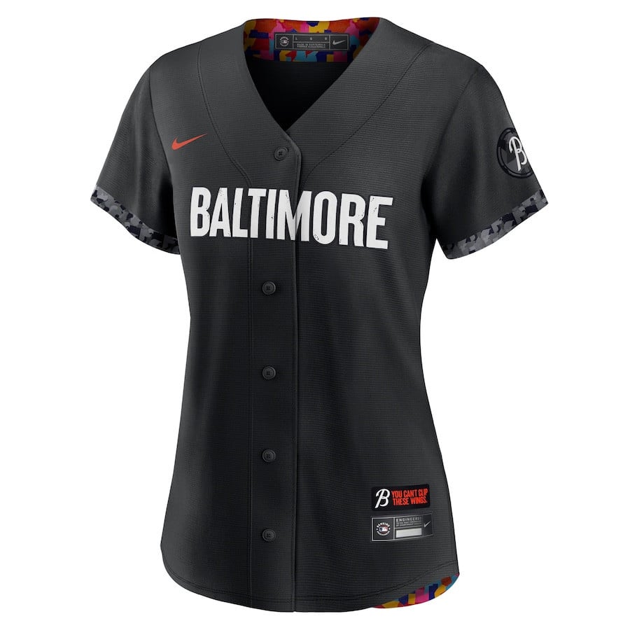Cal Ripken 8 Baltimore Orioles 2023 City Connect Women Jersey - Black