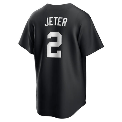 Derek Jeter 2 San Diego Padres Men Jersey - Black