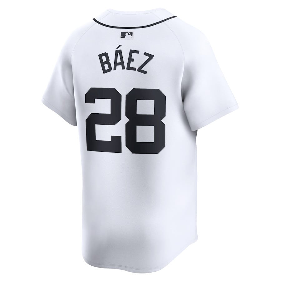 Javier Baez 28 Detroit Tigers Home Limited Player Men Jersey - White