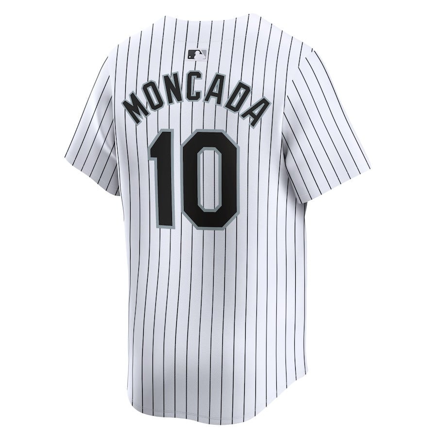 Yoan Moncada 10 Chicago White Sox Home Limited Player Men Jersey - White