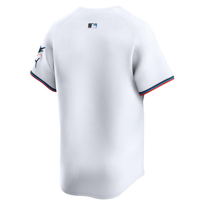 Miami Marlins Home Limited Men Jersey - White