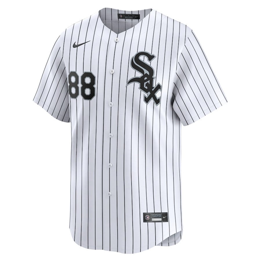 Luis Robert Jr. 88 Chicago White Sox Home Limited Player Men Jersey - White