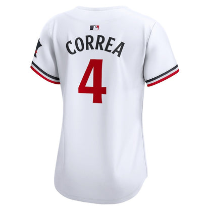 Carlos Correa 4 Minnesota Twins Women Home Limited Player Jersey - White