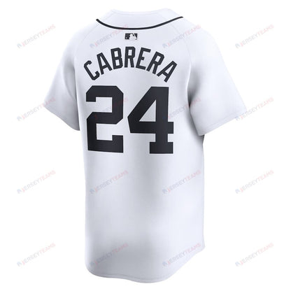 Miguel Cabrera 24 Detroit Tigers Home Limited Player Men Jersey - White