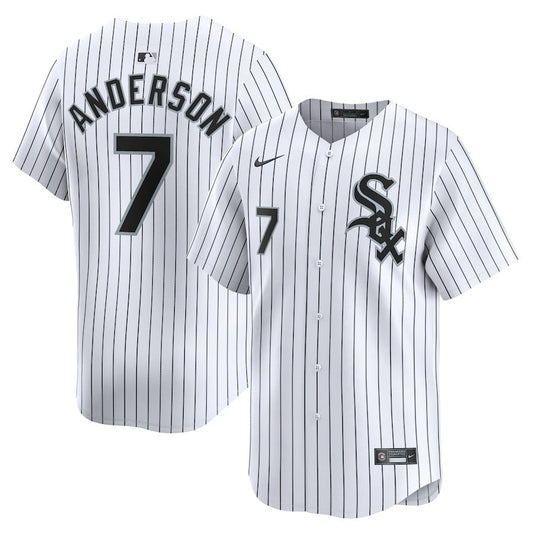 Tim Anderson 7 Chicago White Sox Home Limited Player Men Jersey - White