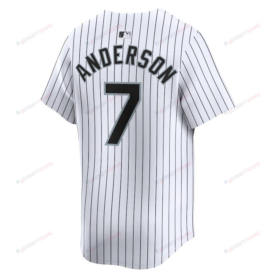 Tim Anderson 7 Chicago White Sox Home Limited Player Men Jersey - White