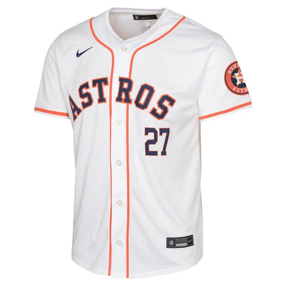 Jose Altuve 27 Houston Astros Home Limited Player YOUTH Jersey - White