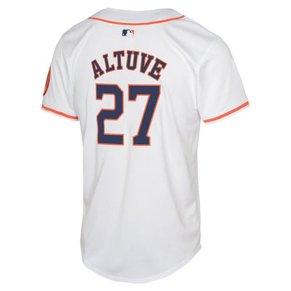 Jose Altuve 27 Houston Astros Home Limited Player YOUTH Jersey - White