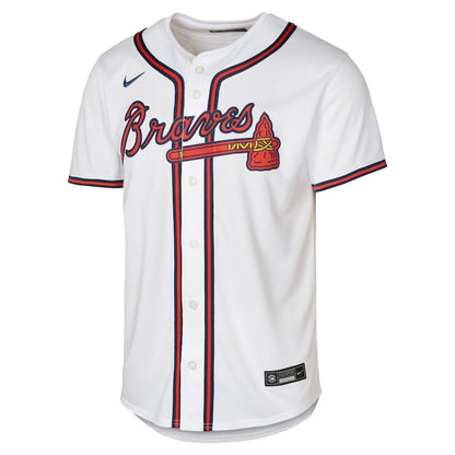 Ronald Acuña Jr. 13 Atlanta Braves Home Limited Player YOUTH Jersey - White