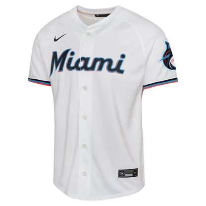 Jazz Chisholm 2 Miami Marlins Home Limited Player YOUTH Jersey - White
