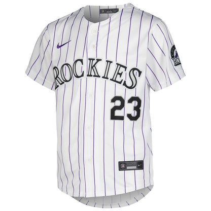 Kris Bryant 23 Colorado Rockies Home Limited Player YOUTH Jersey - White