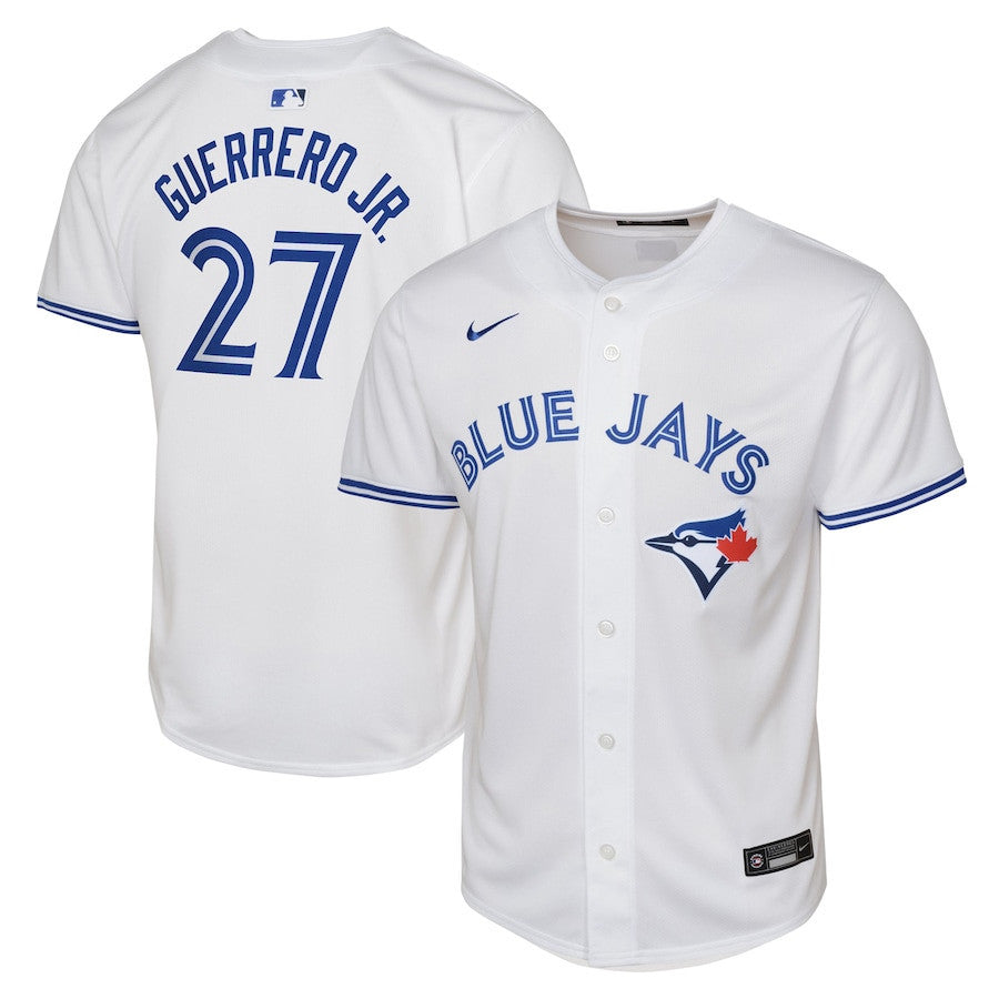 Vladimir Guerrero Jr. 27 Toronto Blue Jays Home Limited Player YOUTH Jersey - White