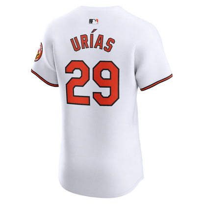 Ramon Urias 29 Baltimore Orioles Home Elite Player Men Jersey - White