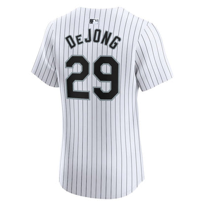 Paul DeJong 29 Chicago White Sox Home Elite Player Men Jersey - White