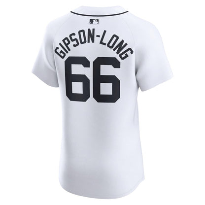 Sawyer Gipson-Long 66 Detroit Tigers Home Elite Player Men Jersey - White