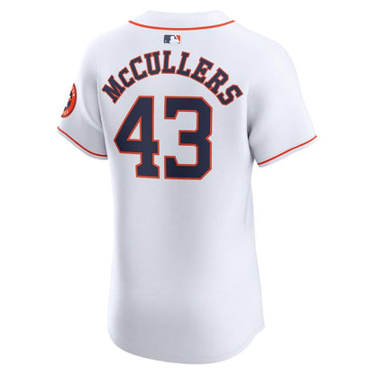 Lance McCullers Jr. 43 Houston Astros Home Elite Player Men Jersey - White