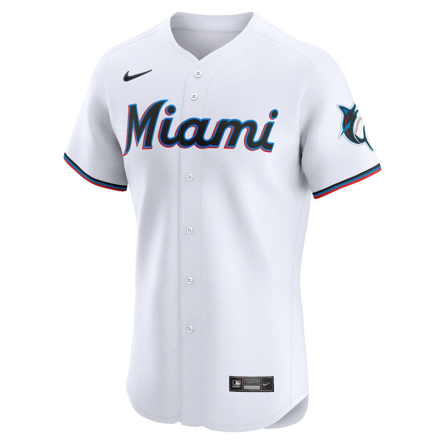 Avisail Garcia 24 Miami Marlins Home Elite Player Men Jersey - White