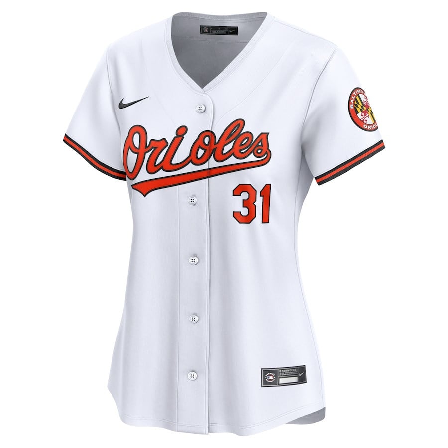 Cedric Mullins 31 Baltimore Orioles Women Home Limited Player Jersey - White