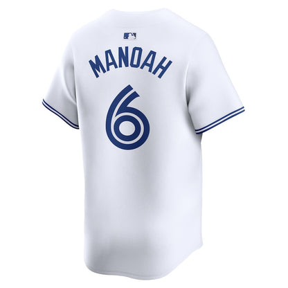 Alek Manoah 6 Toronto Blue Jays Home Limited Player Men Jersey - White