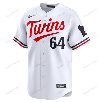 Jose Miranda 64 Minnesota Twins Home Limited Player Men Jersey - White