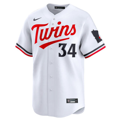 Kirby Puckett 34 Minnesota Twins Home Limited Player Men Jersey - White
