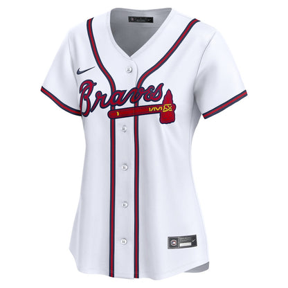 Max Fried 54 Atlanta Braves Women Home Limited Player Jersey - White
