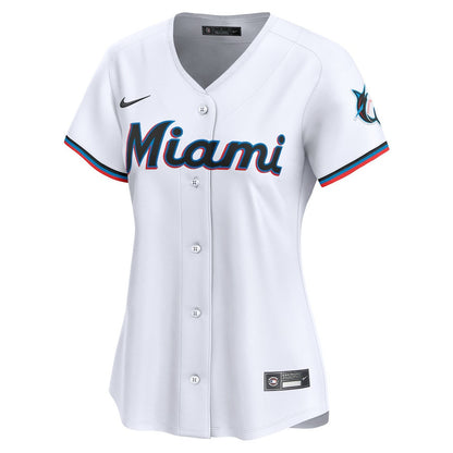 Jorge Soler 12 Miami Marlins Women Home Limited Player Jersey - White