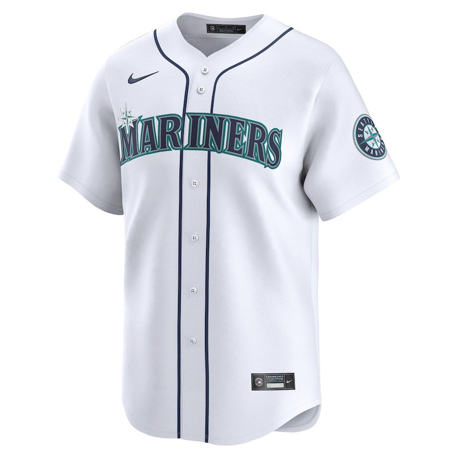 Logan Gilbert 36 Seattle Mariners Home Limited Player Men Jersey - White