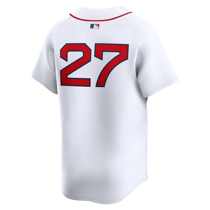 Carlton Fisk 27 Boston Red Sox Home Limited Player Men Jersey - White