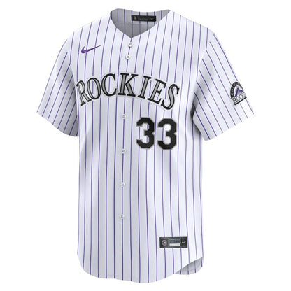 Larry Walker 33 Colorado Rockies Home Limited Player Men Jersey - White