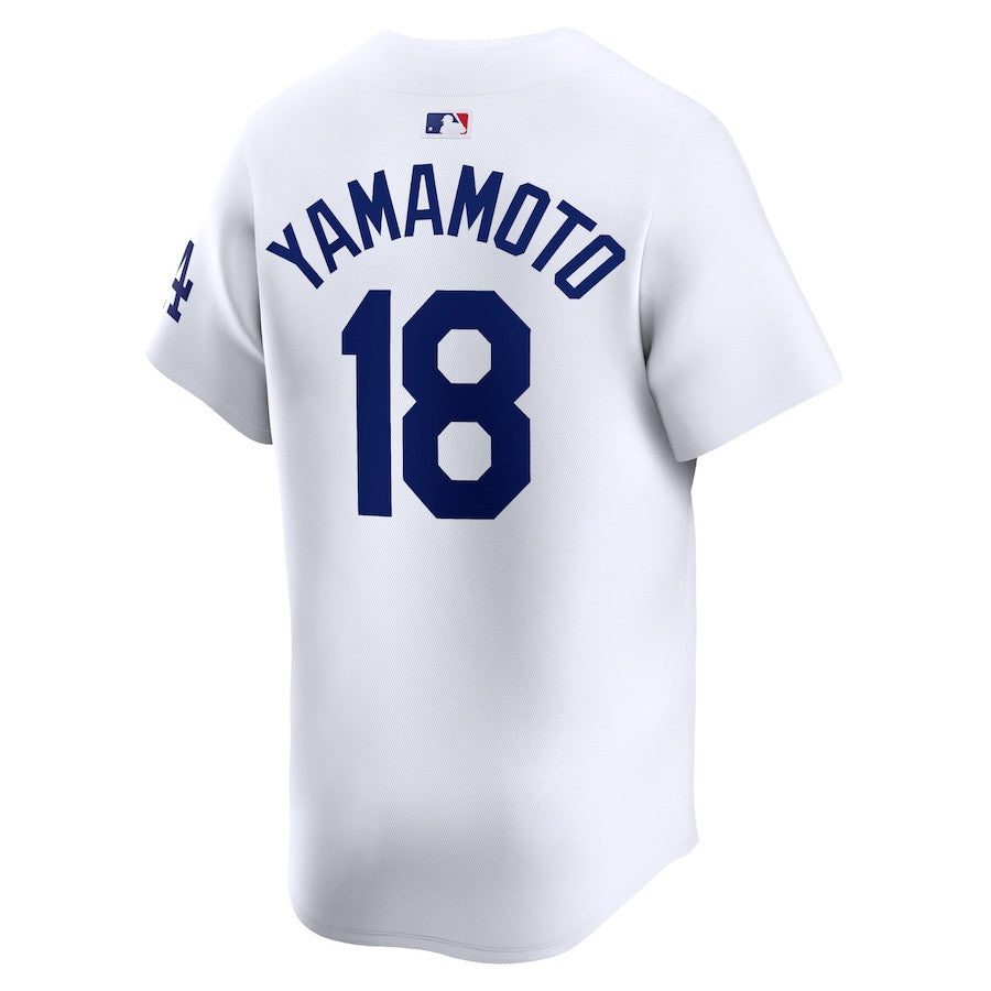 Yoshinobu Yamamoto 18 Los Angeles Dodgers Home Limited Player Men Jersey - White