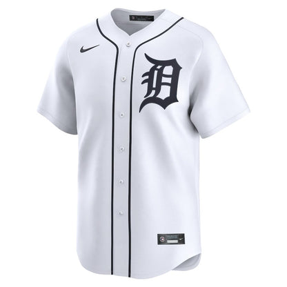 Casey Mize 12 Detroit Tigers Home Limited Player Men Jersey - White