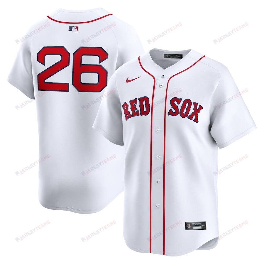 Wade Boggs 26 Boston Red Sox Home Limited Player Men Jersey - White