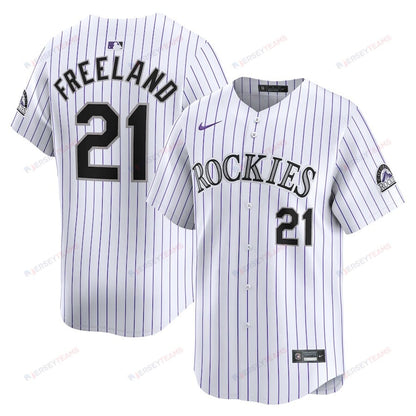 Kyle Freeland 21 Colorado Rockies Home Limited Player Men Jersey - White