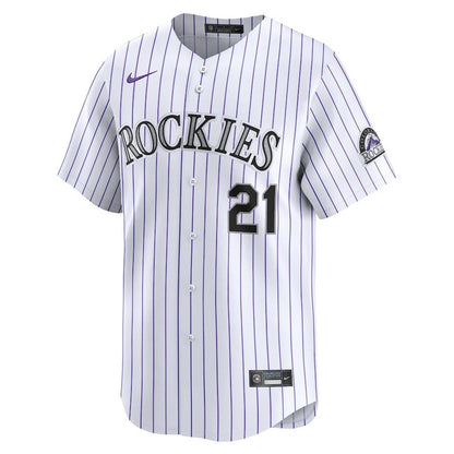 Kyle Freeland 21 Colorado Rockies Home Limited Player Men Jersey - White