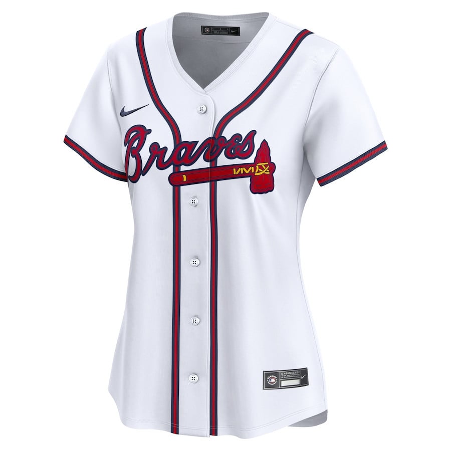 Spencer Strider 99 Atlanta Braves Women Home Limited Player Jersey - White