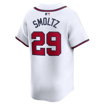 John Smoltz 29 Atlanta Braves Home Limited Player Men Jersey - White