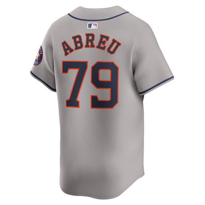 Jose Abreu 79 Houston Astros Away Limited Player Men Jersey - Gray