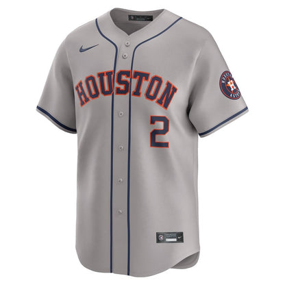 Alex Bregman 2 Houston Astros Away Limited Player Men Jersey - Gray