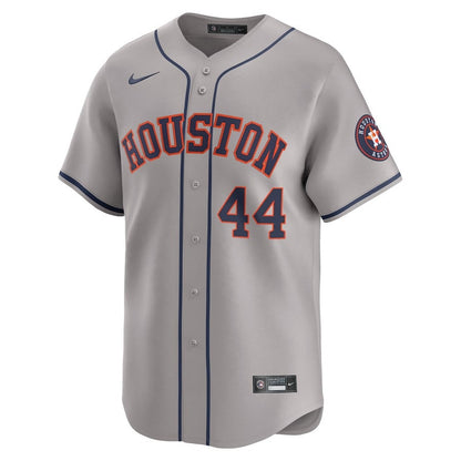 Yordan Alvarez 44 Houston Astros Away Limited Player Men Jersey - Gray