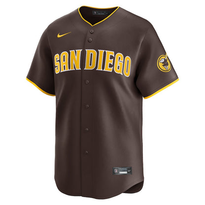 Manny Machado 13 San Diego Padres Away Limited Player Men Jersey - Brown