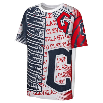 Cleveland Guardians Impact Hit Bold T-Shirt - White