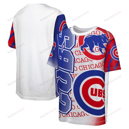 Chicago Cubs Impact Hit Bold T-Shirt - White