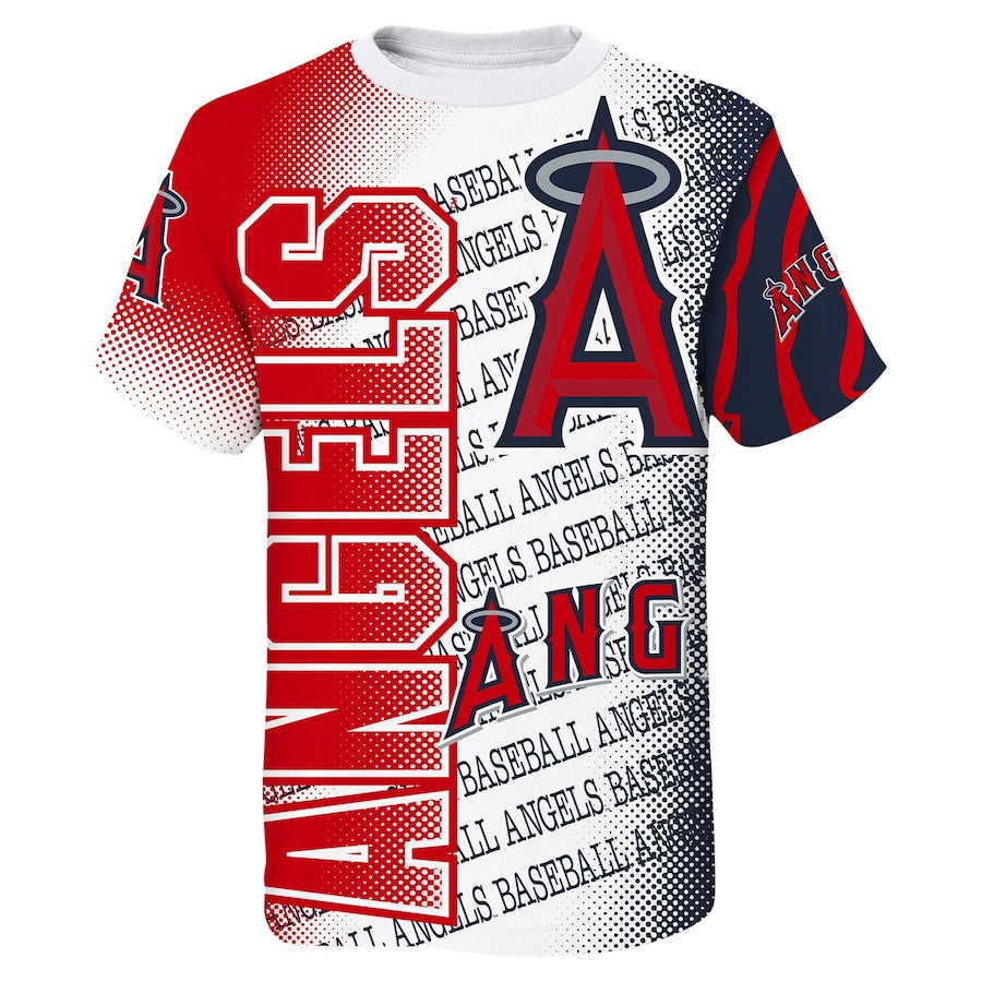 Los Angeles Angels Impact Hit Bold T-Shirt - White