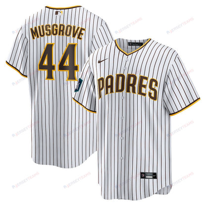 Joe Musgrove 44 San Diego Padres 2024 MLB World Tour Seoul Series Home Player Men Jersey - White