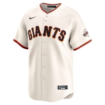 Marco Luciano 37 San Francisco Giants Home Limited Player Men Jersey - Cream