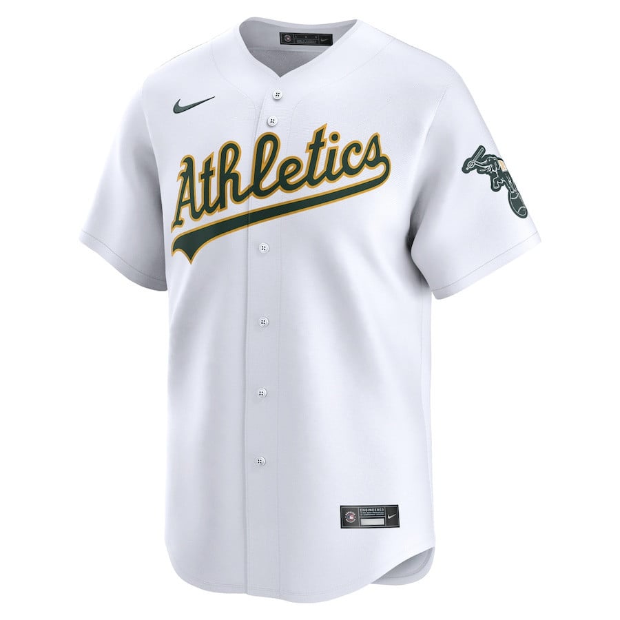 Oakland Athletics Home Limited YOUTH Jersey - White
