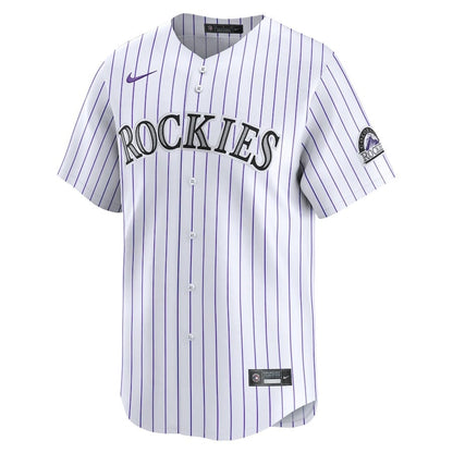 Colorado Rockies Home Limited YOUTH Jersey - White