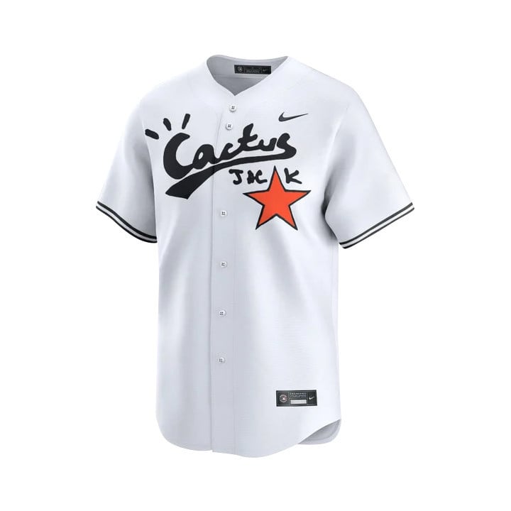 Jose Altuve 27 Houston Astros Cactus Jack White Jersey V2 - Men