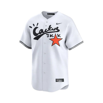 Jose Altuve 27 Houston Astros Cactus Jack White Jersey V2 - Men